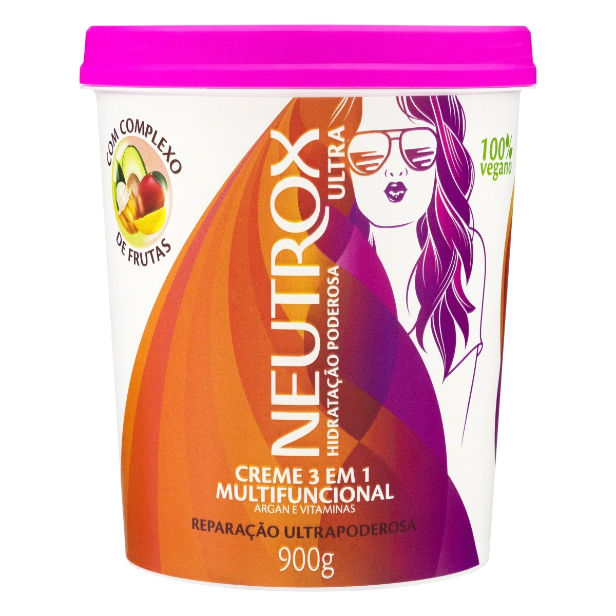 Creme Multifuncional 3 Em 1 Neutrox Reparação Ultrapoderosa Pote 900g