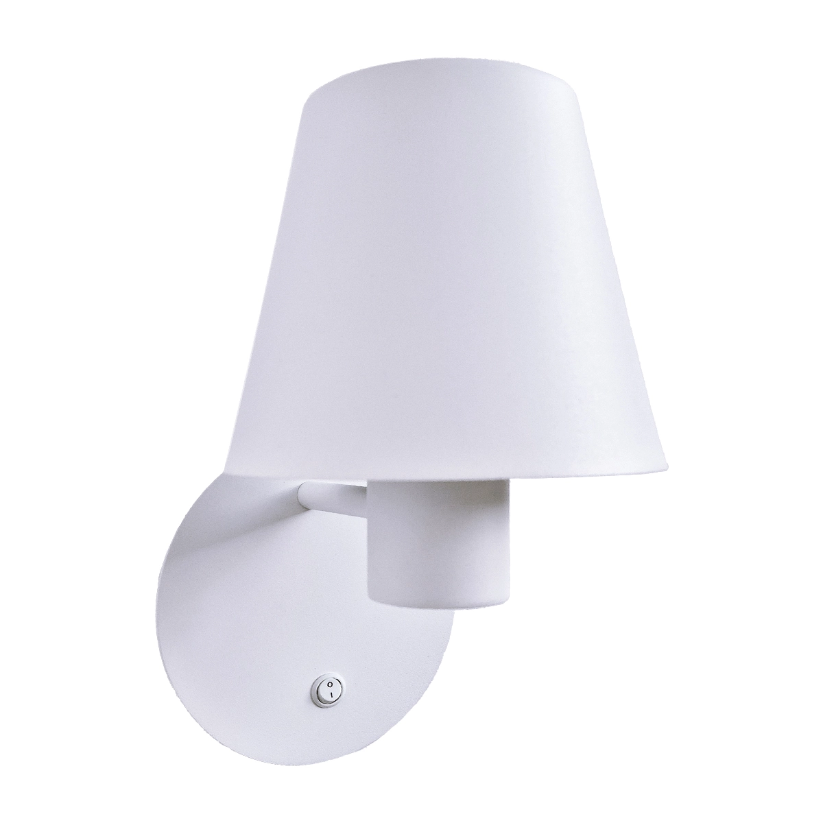 Arandela Com Interruptor Carlotta 4078 Cor Branco Texturizado E27