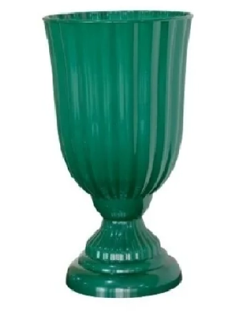 Vaso Dubai Peq Verde Escuro 13x21cm
