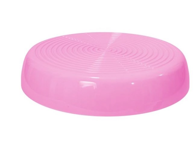 Bandeja Redonda Alegra Rosa Claro 20cm Produfest