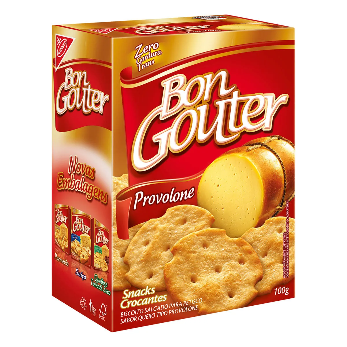 Biscoito Provolone Bon Gouter 100g