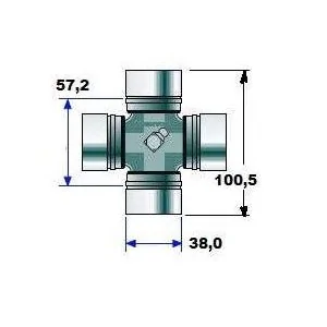 Cruzeta do Cardan - MERITOR 801000