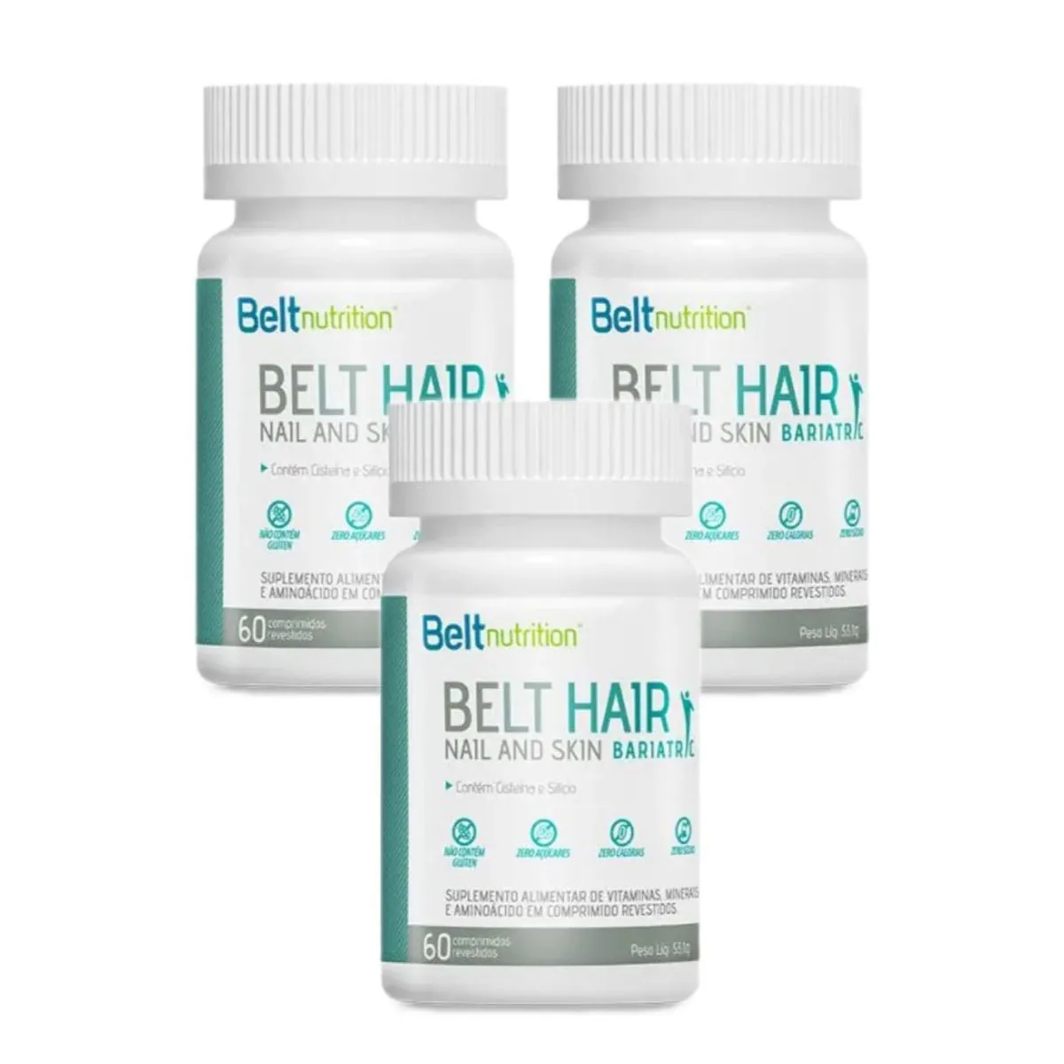 3x Belt Hair Nail And Skin Bariatric- Belt Nutrition
