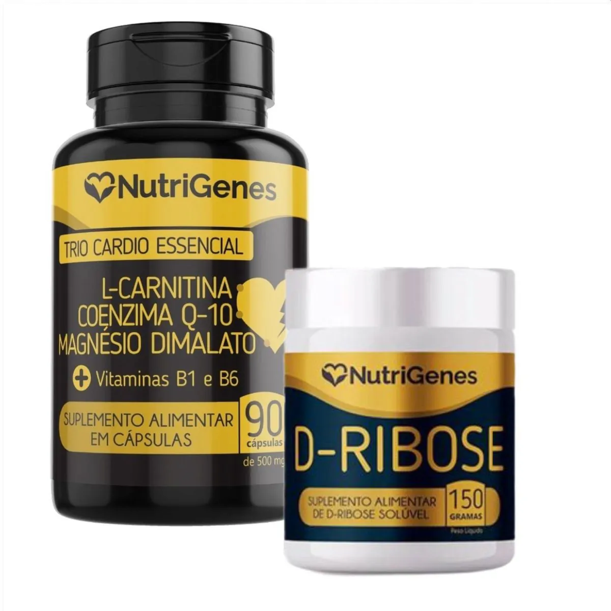 Kit Solução De Sinatra - Trio Cardio + D- Ribose Nutrigenes