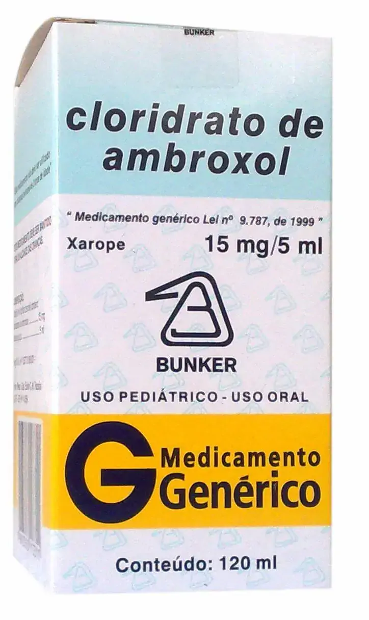 Cloridrato De Ambroxol 15 Mg/ml Xarope Pediátrico Bunker Genérico