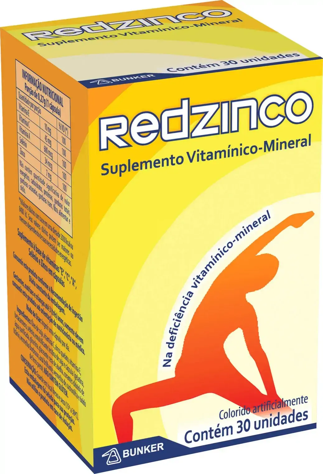Redzinco 30 Cápsulas 30 Cápsulas Bunker Similar