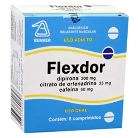 Flexdor 50 Mg 35 Mg 300 Mg 8 Comprimidos Bunker Similar