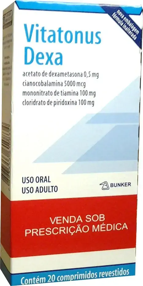 Vitatonus Dexa 0,5 Mg 5 Mg 100 Mg 100 Mg 20 Comprimidos Bunker Similar