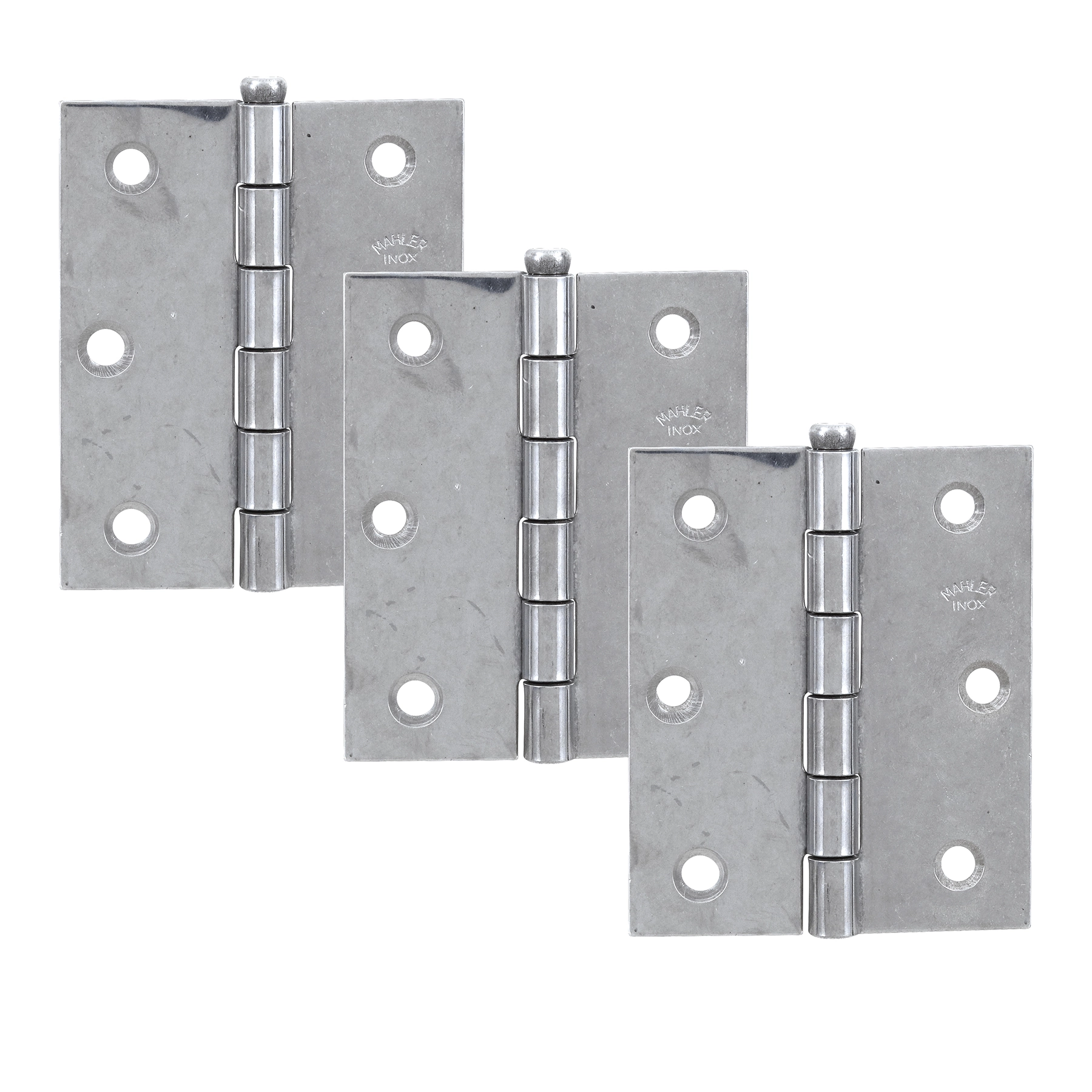 Dobradiça para Porta e Janela de Madeira Aço Inox 21CR Mahler