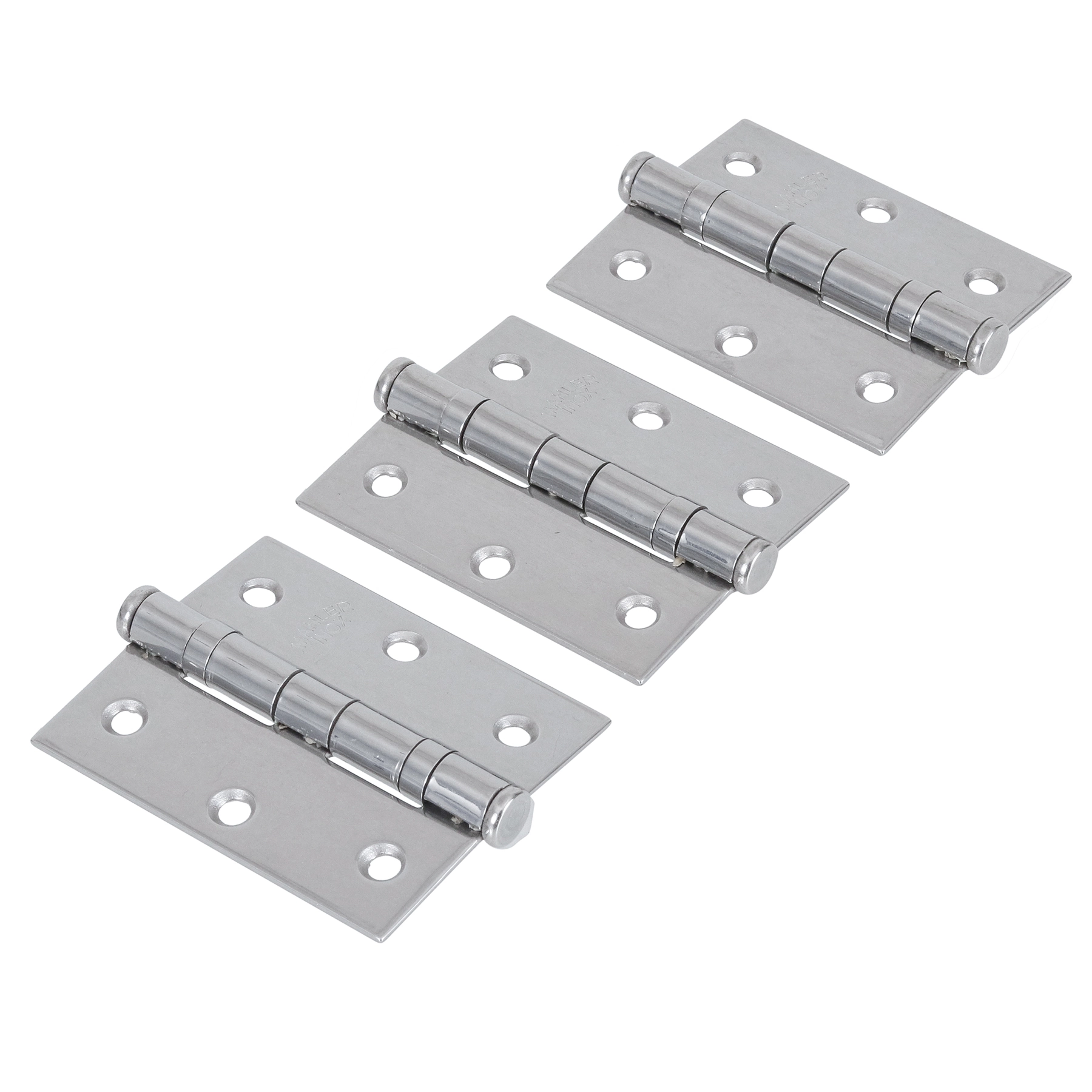 Dobradiça para Porta em Aço Inox Prata Mahler