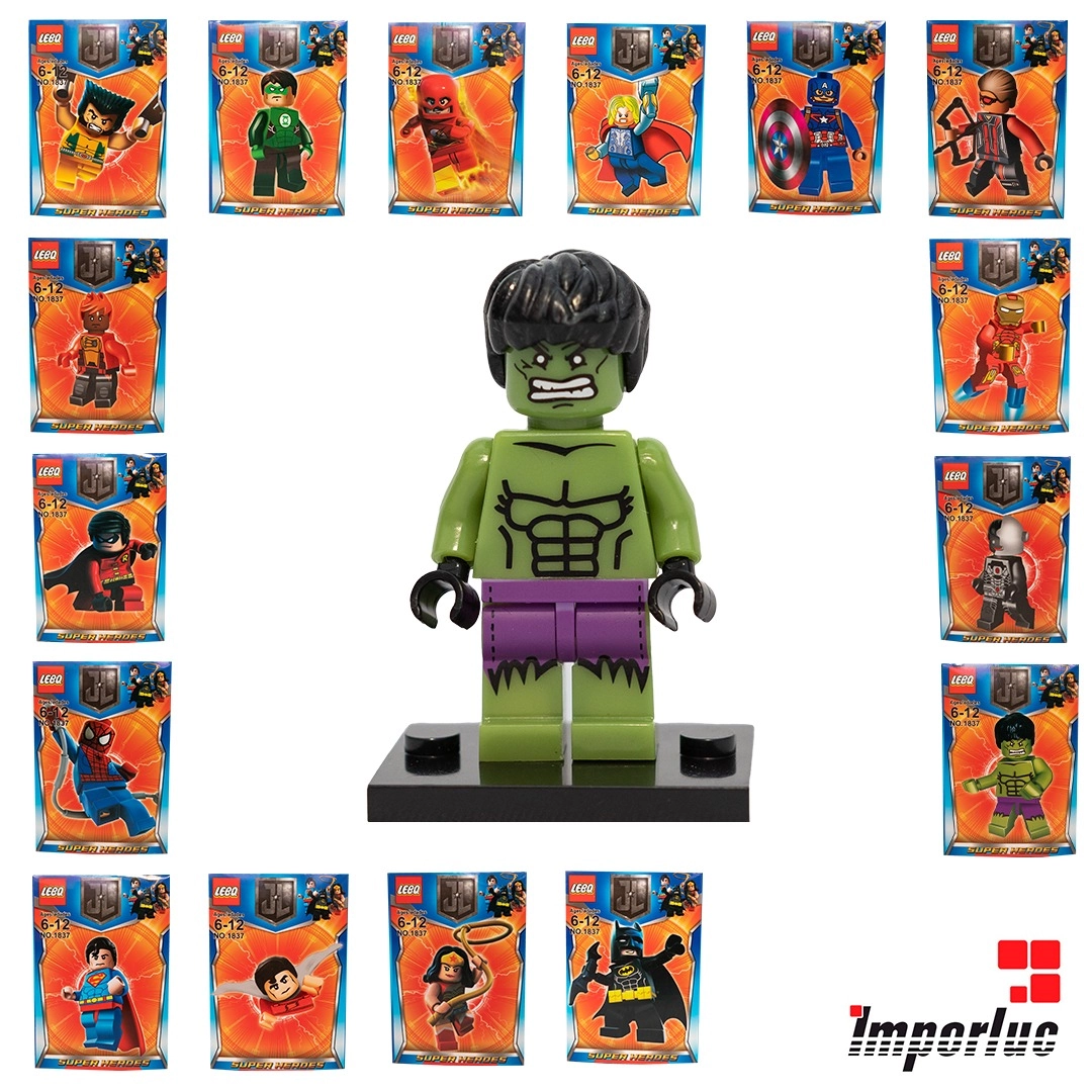 Boneco Super Heroes 12cm Ky 1837 Imporluc