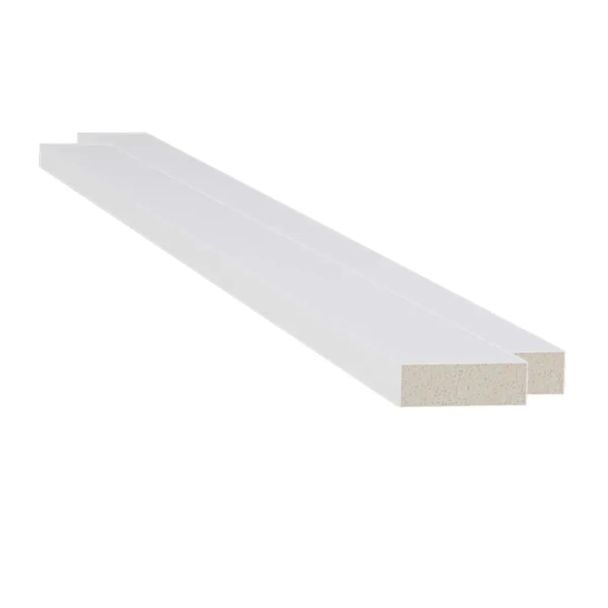 Filete Poliestireno Multilinha Branco Santa Luzia - 2,8mx2,35cmx8mm (2 Uni)