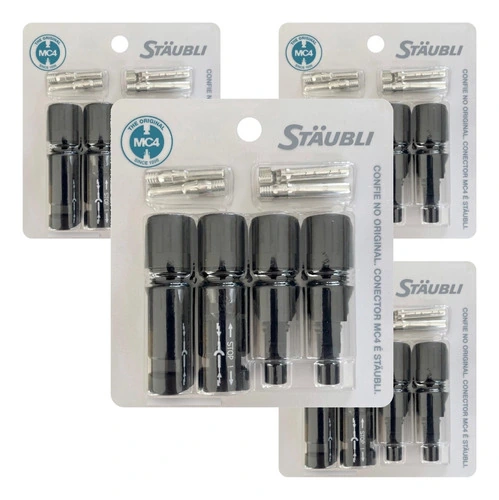 Conector Fotovoltaico Mc4 Original Staubli Com 8 Pares