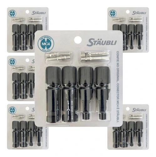 Conector Fotovoltaico Mc4 Original Staubli Com 12 Pares