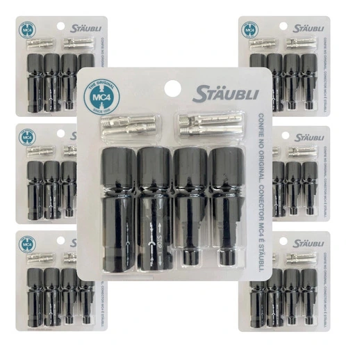 Conector Fotovoltaico Mc4 Original Staubli Com 14 Pares
