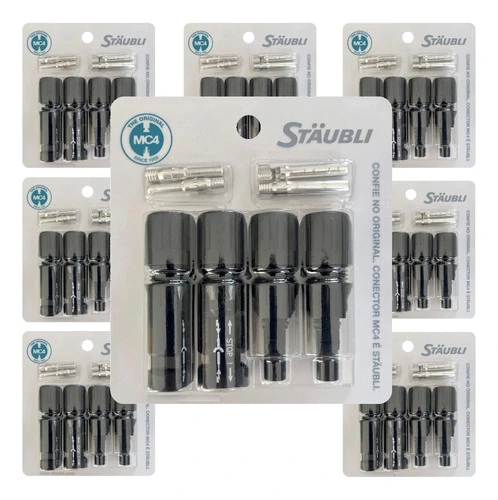 Conector Fotovoltaico Mc4 Original Staubli Com 16 Pares
