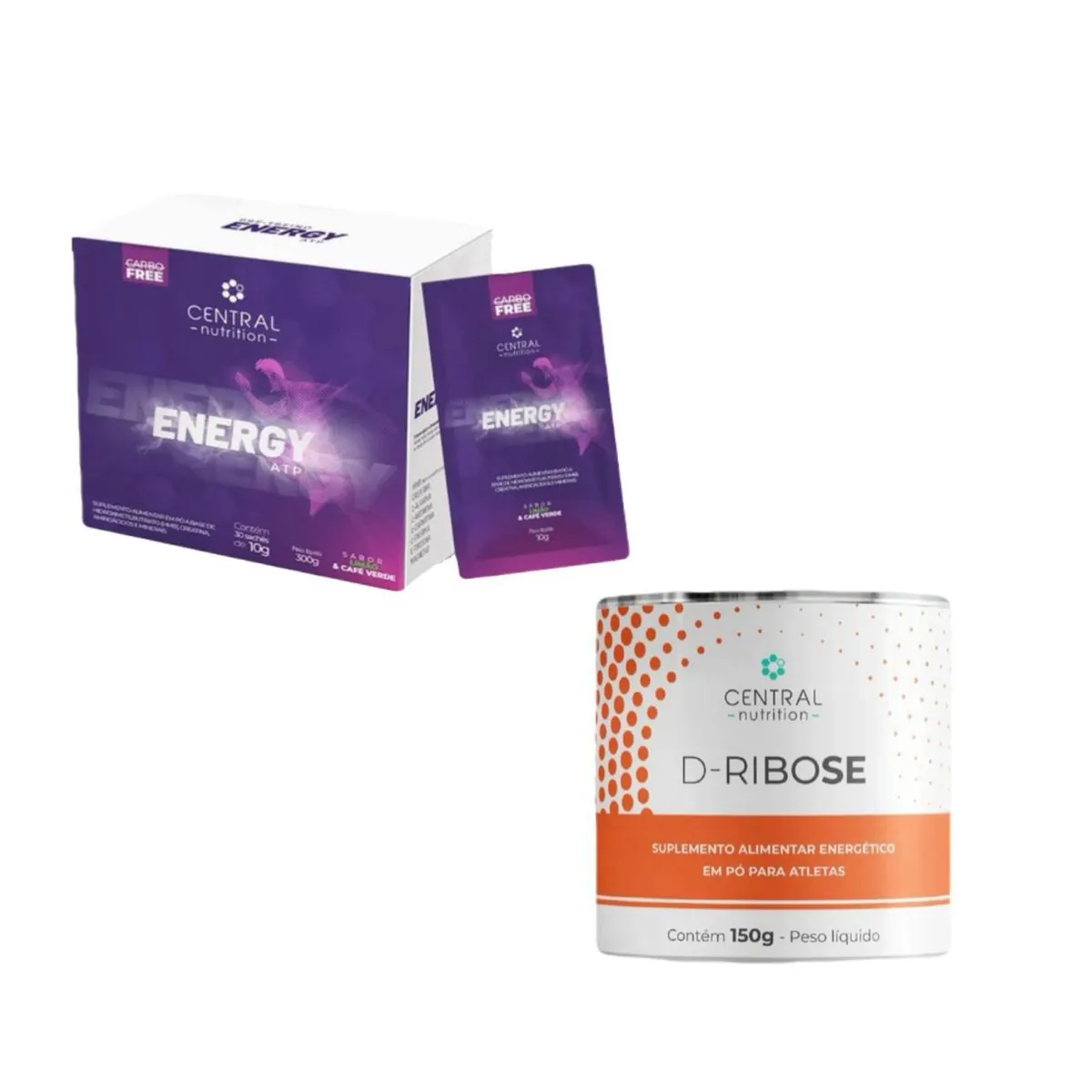 Energy Atp-Tangerina + D- Ribose - Central Nutrition Tangerina