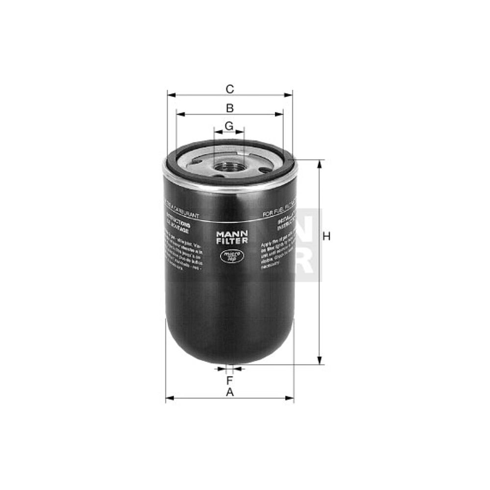 Filtro Mann Wk 824