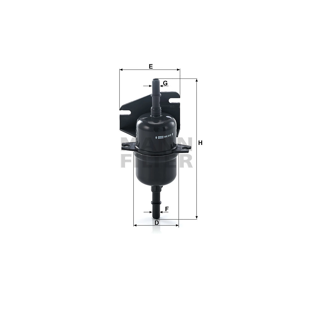 Filtro Combu Mann Wk510