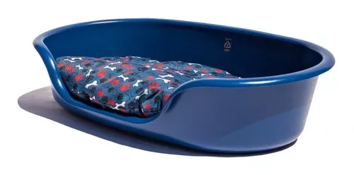 Ideal Dog Cama Plastica N1 Azul C/almofa