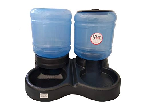 Comedouro Automático Ideal Para Cães Duplo Maxi Preto