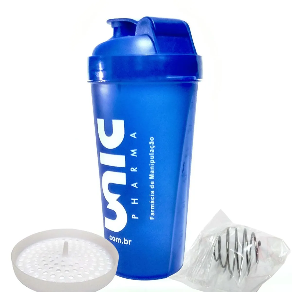 coqueteleira exclusiva cores variadas Unicpharma Azul