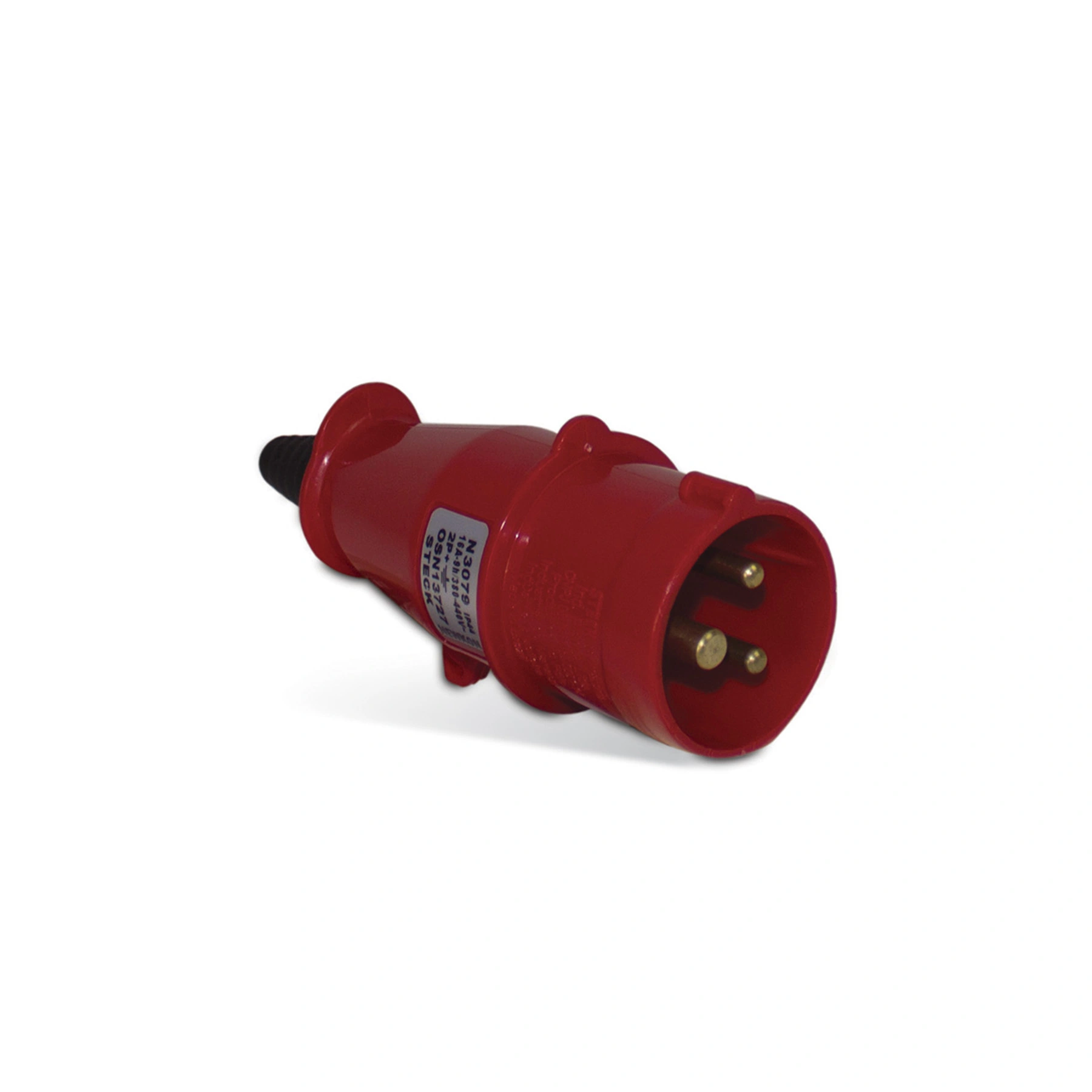 Plugue Macho 3 Pólos 2+Terra 16A Até 440V 9H Vermelho Steck