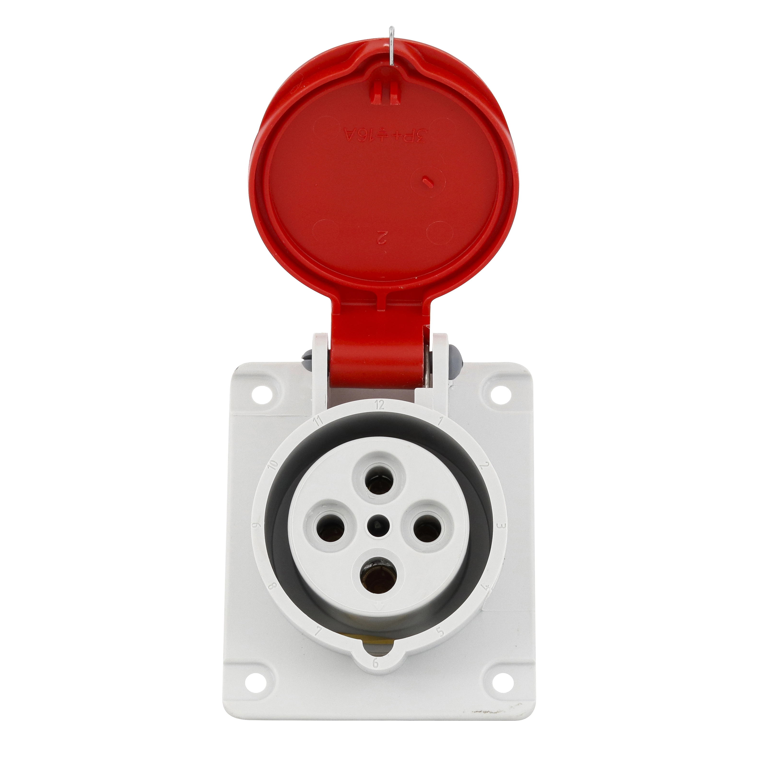 Módulo Tomada Industrial Vermelho 16A 380V(440V) 3T Newkon Steck
