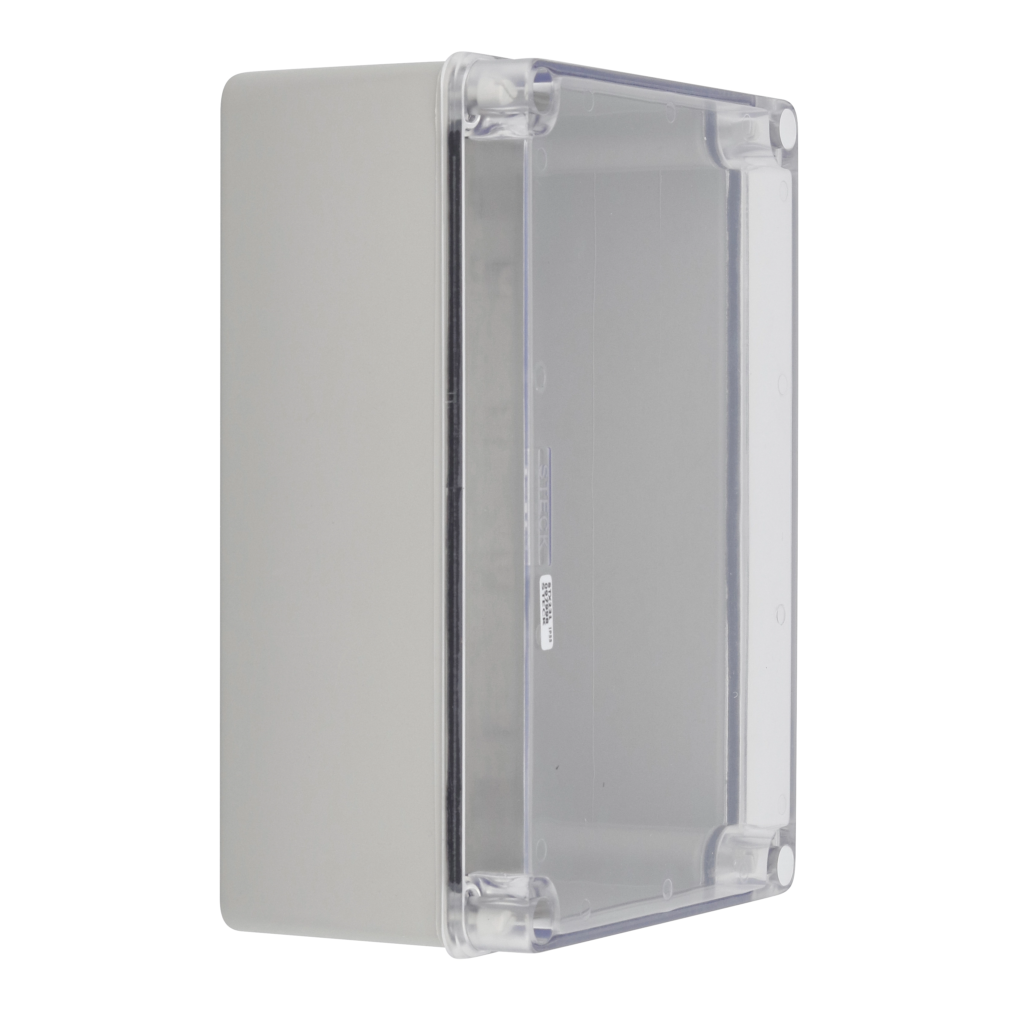 Caixa de Passagem Externa Transparente Steck