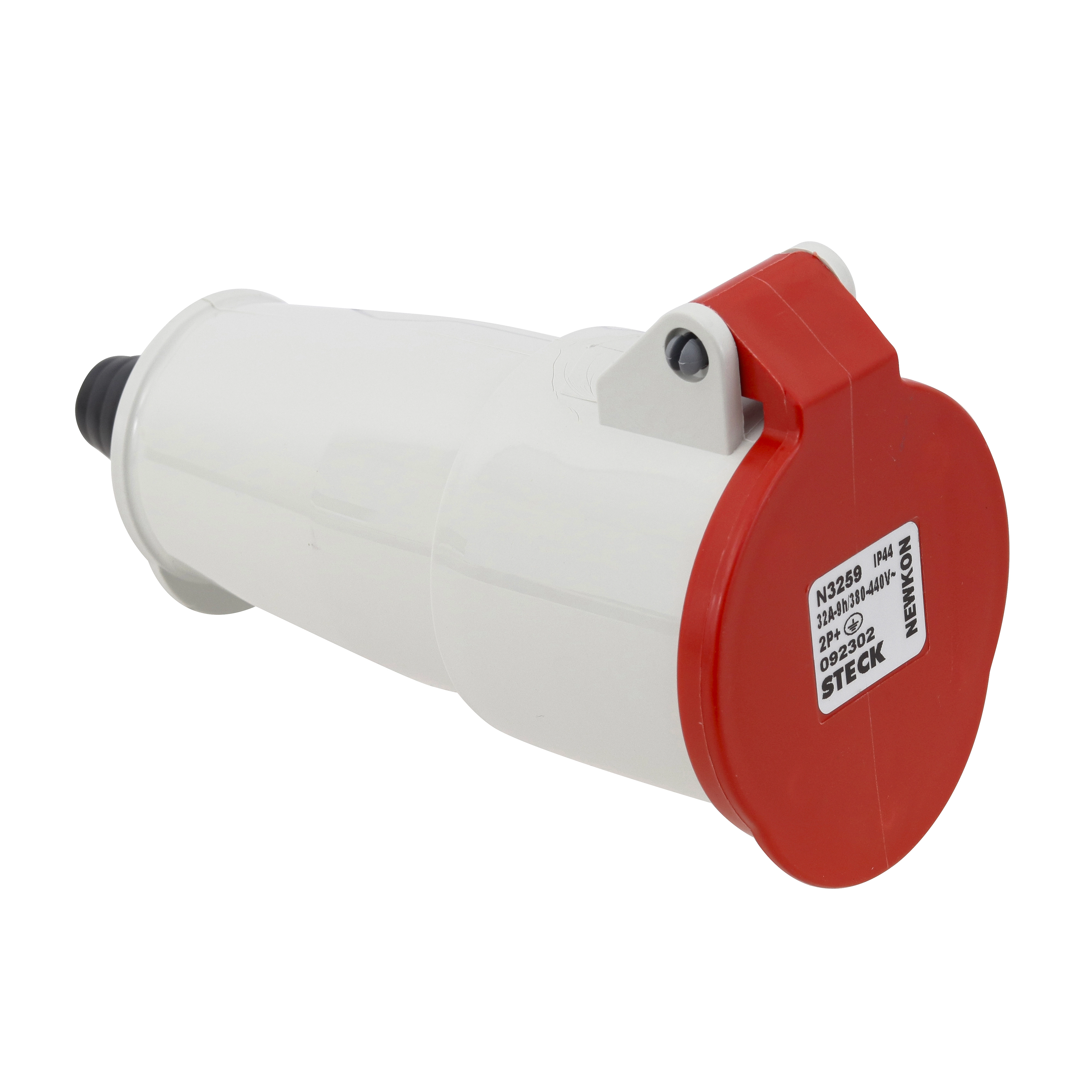 Módulo de Acoplamento Industrial 2T 32A Vermelho Newkon Steck