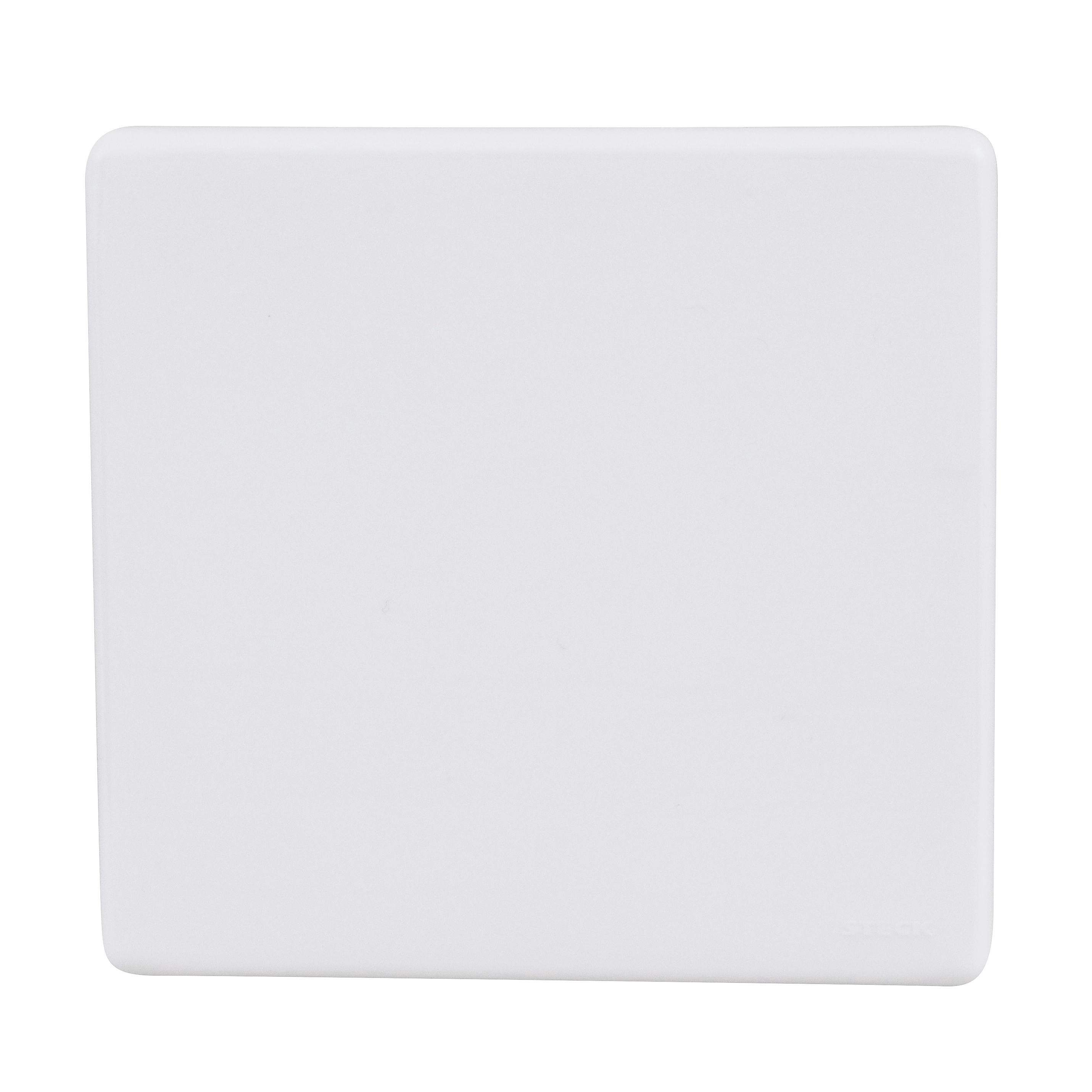 Placa Cega com Suporte 4x4 Branco Stella Steck