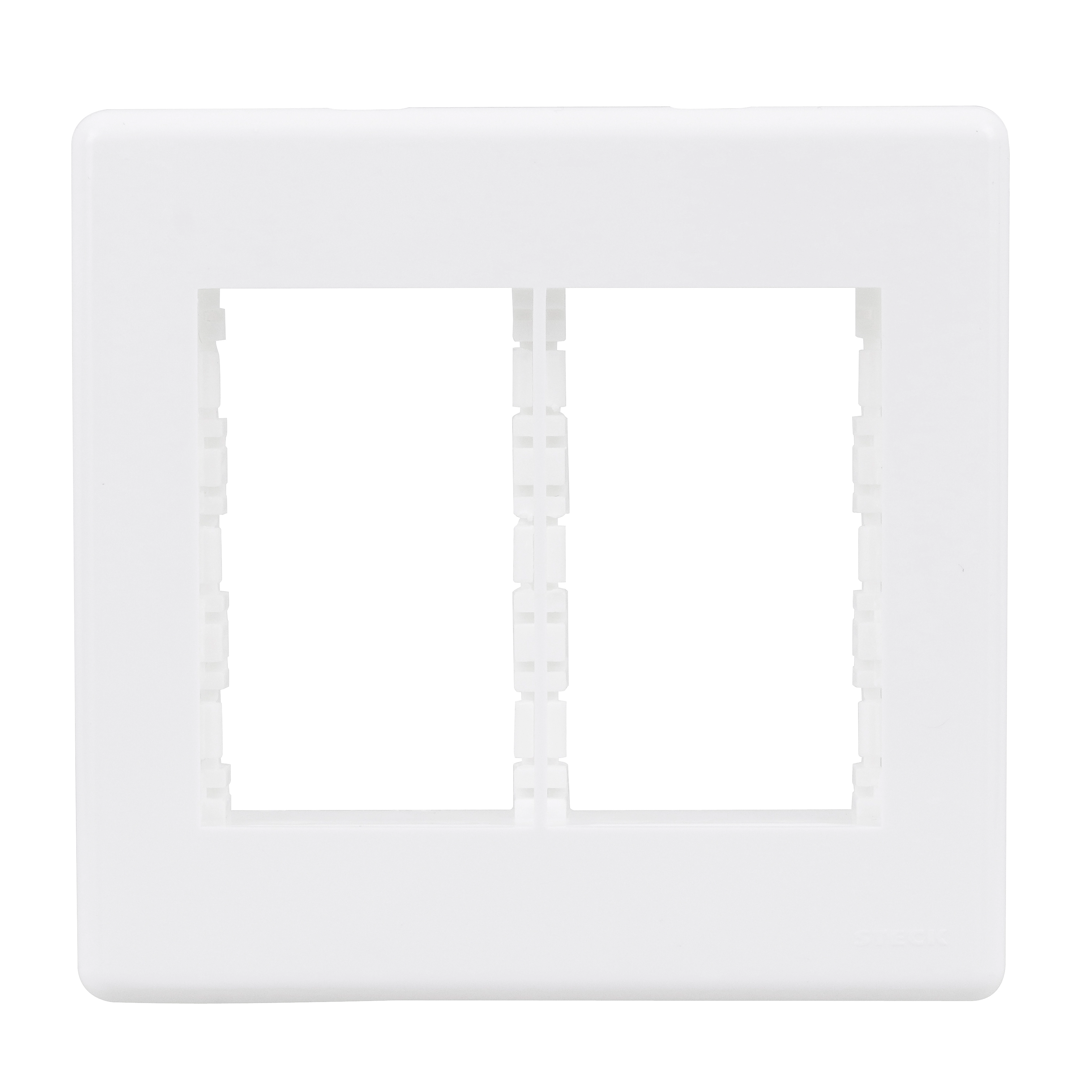 Placa com Suporte 4x4 6 Módulos Branco Stella Steck