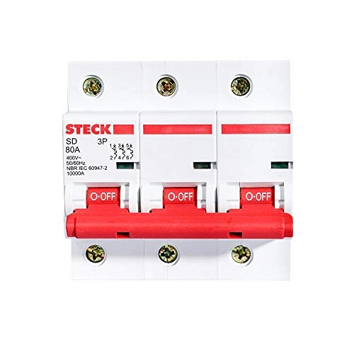 Minidisjuntor Sd3 10ka Curva C 80a 3p