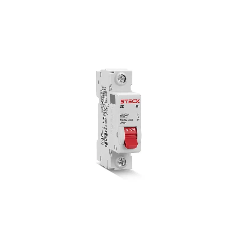 Disjuntor Monopolar 16a Curva B 3ka Sdd61b16 Steck