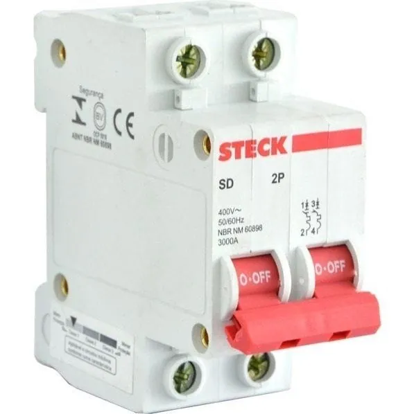 Disjuntor Bipolar 16 Amperes Steck