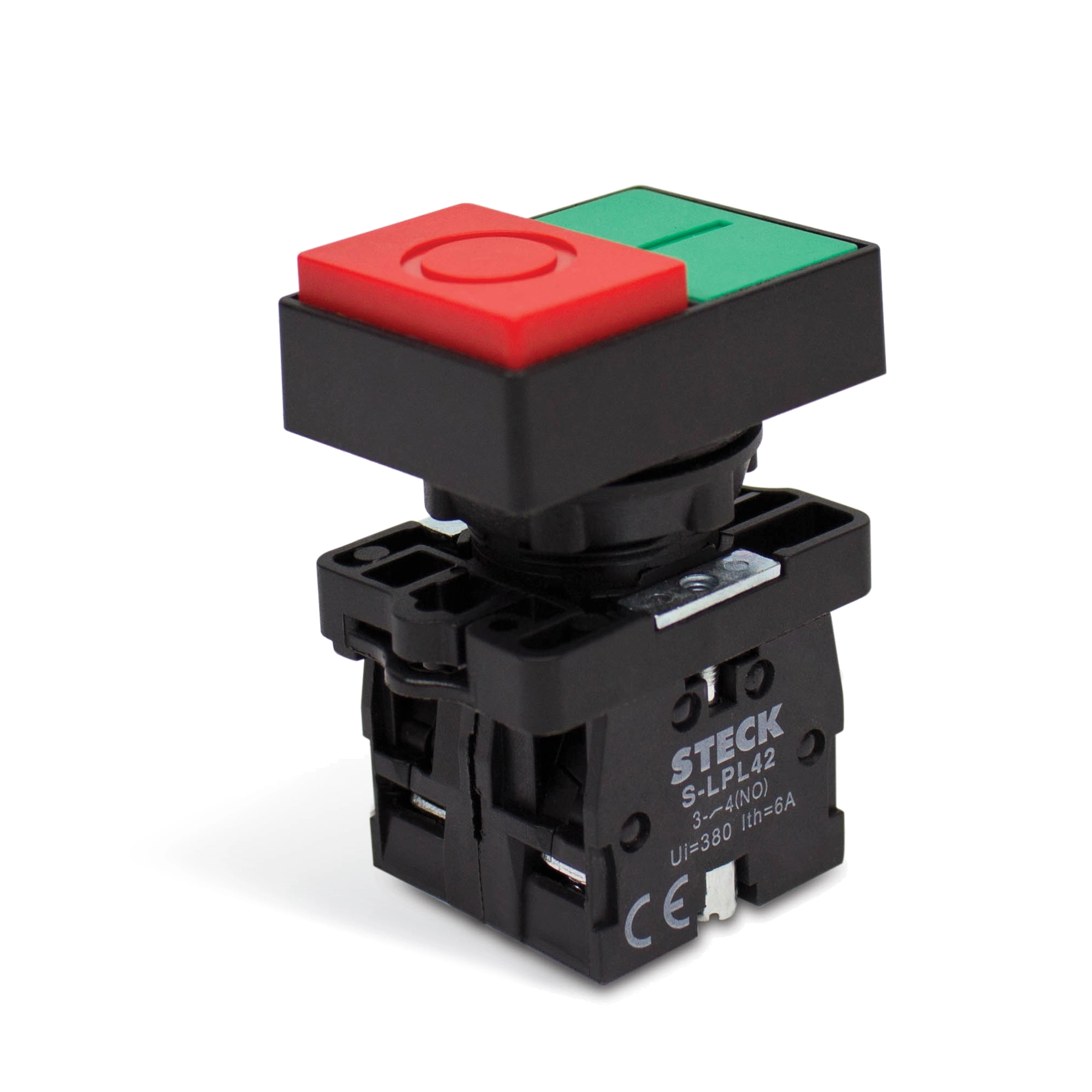 Botão Max Duplo 1NA/NF FP Steck