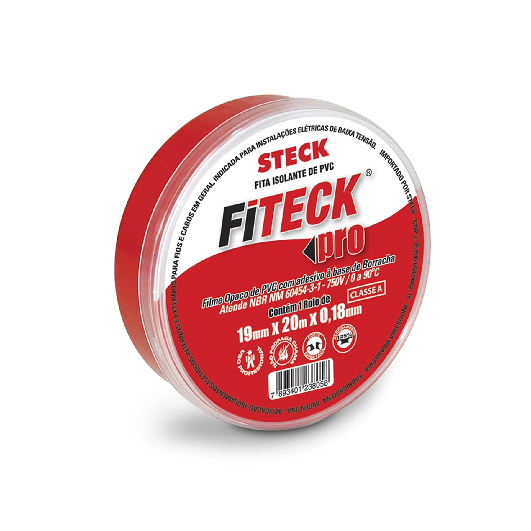 Fita Isolante Steck Fiteck Pro 19mmx20m