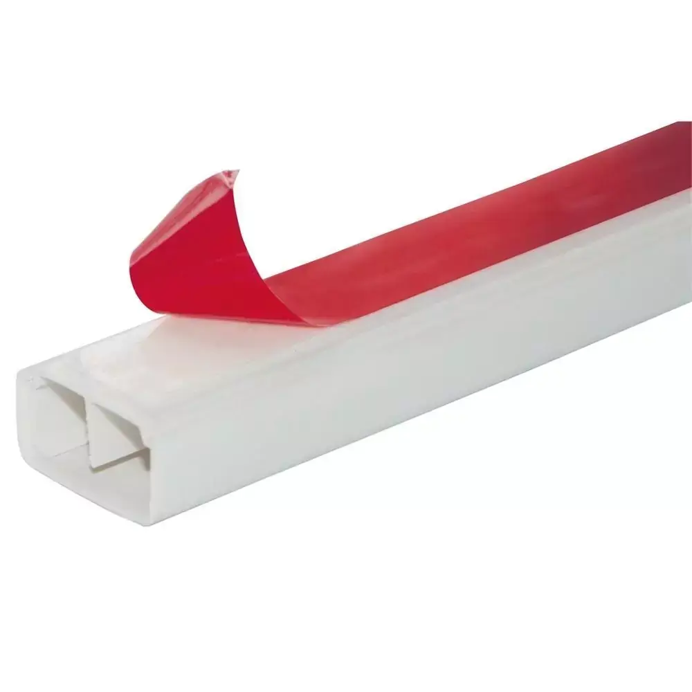 Canaleta com Adesivo 20x10mm E 2 Metros