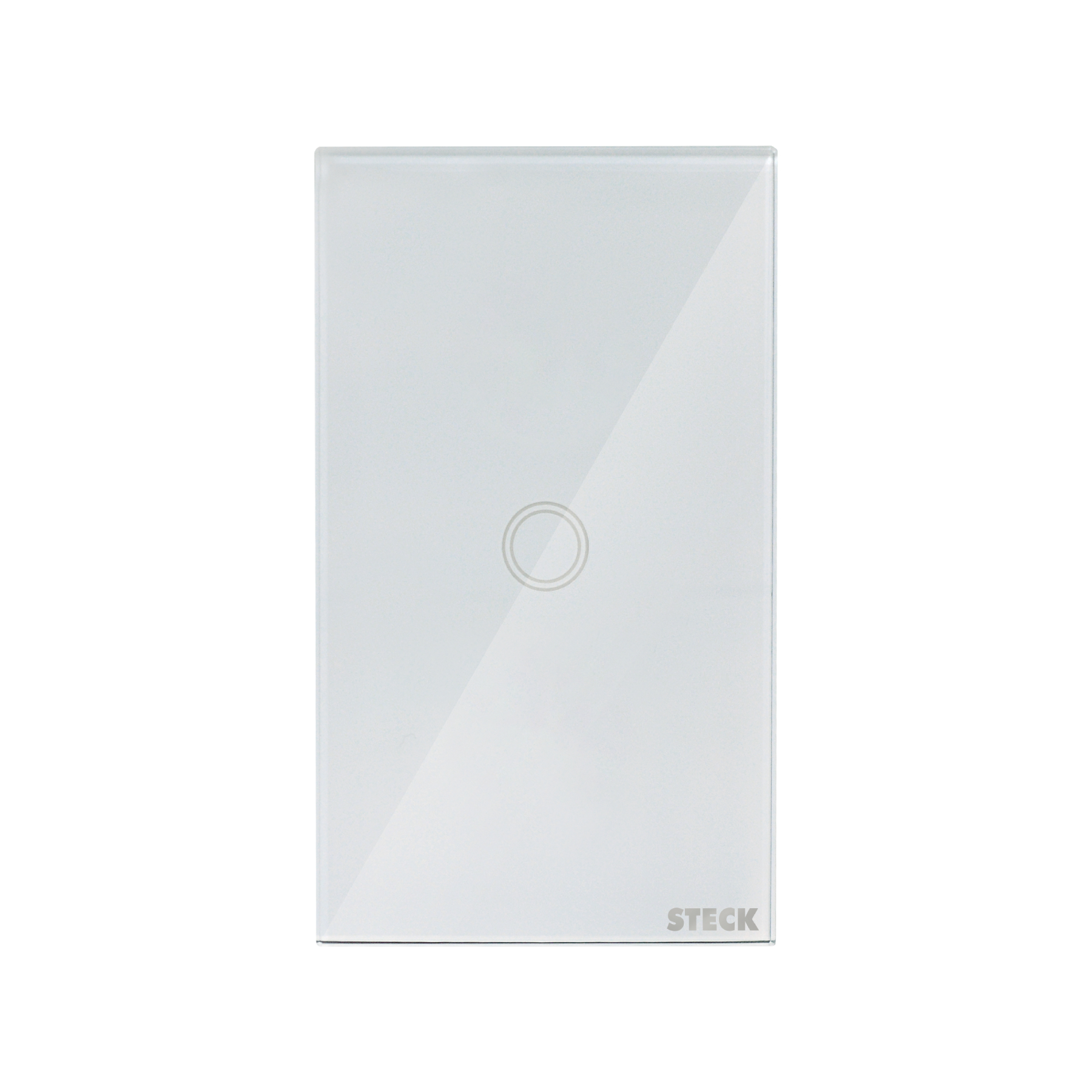 Conjunto Interruptor Smarteck 4X2" 1 Módulo Touch Branco