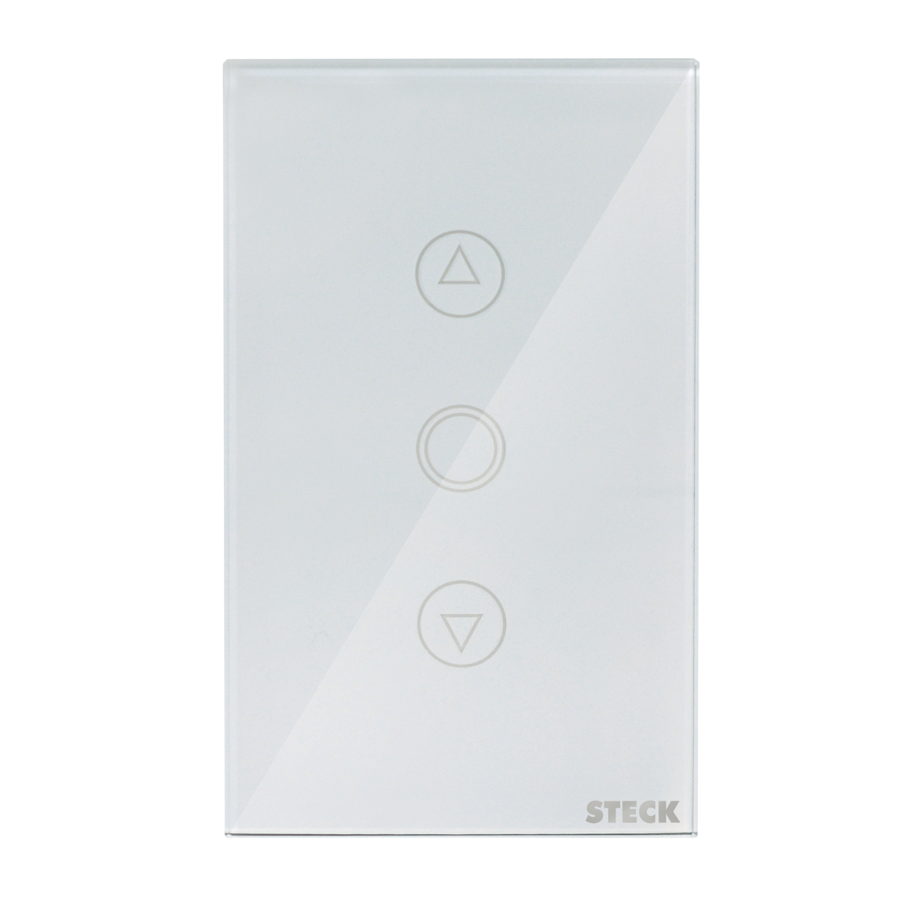 Conjunto Interruptor Smarteck 4X2" Dimmer Touch Branco
