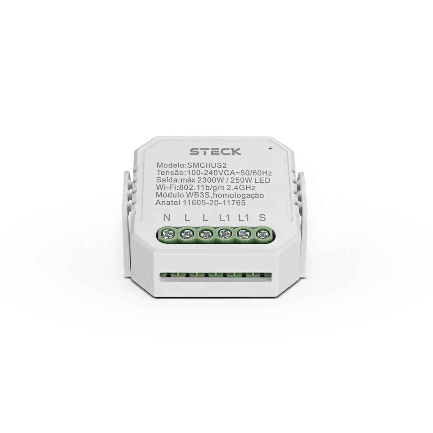 Módulo De Interruptor Interno Mini 3 Canais Ambiente Conectado Steck