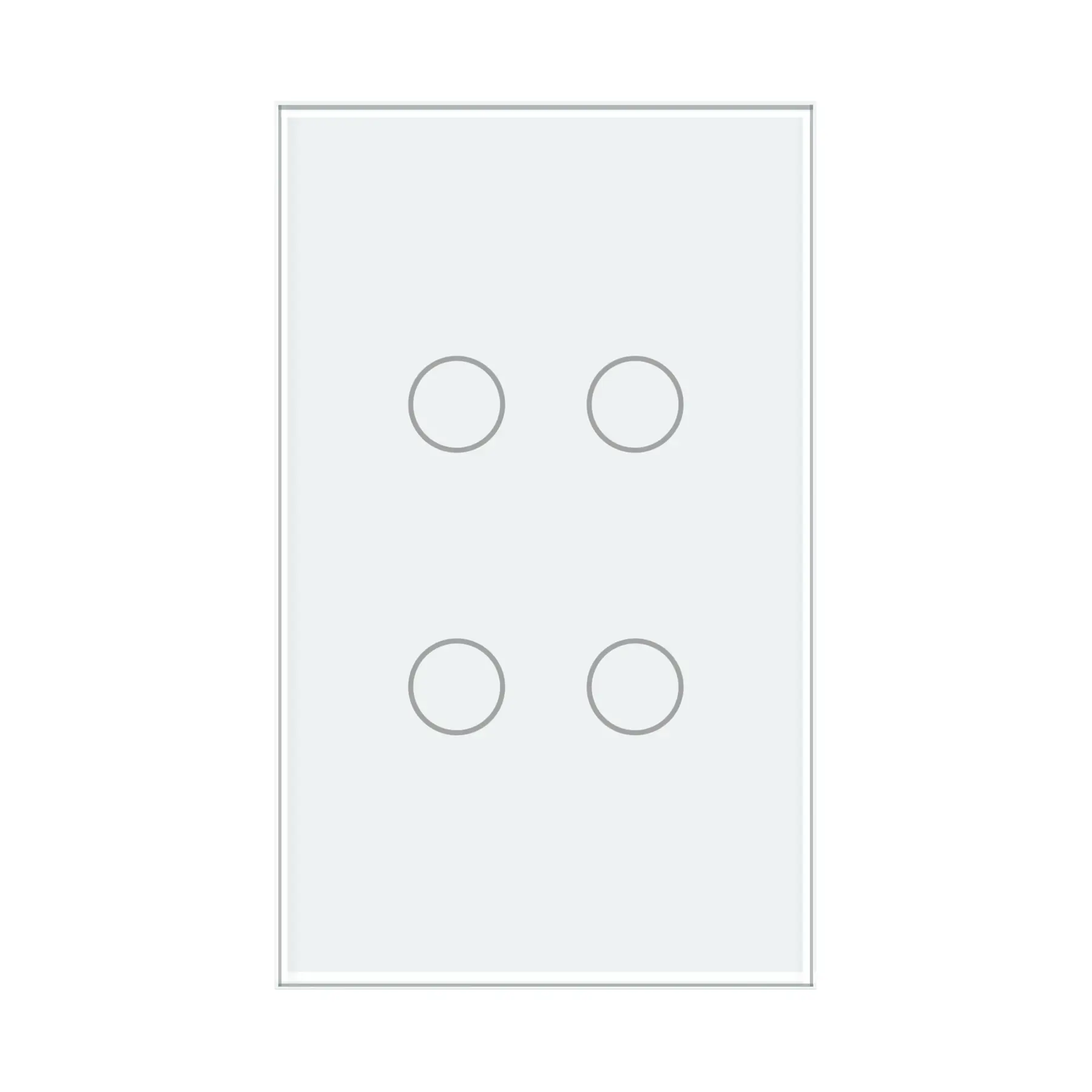 Interruptor 4x2" 4 Módulos Touch Branco Wi-Fi Ambiente Conectado Steck