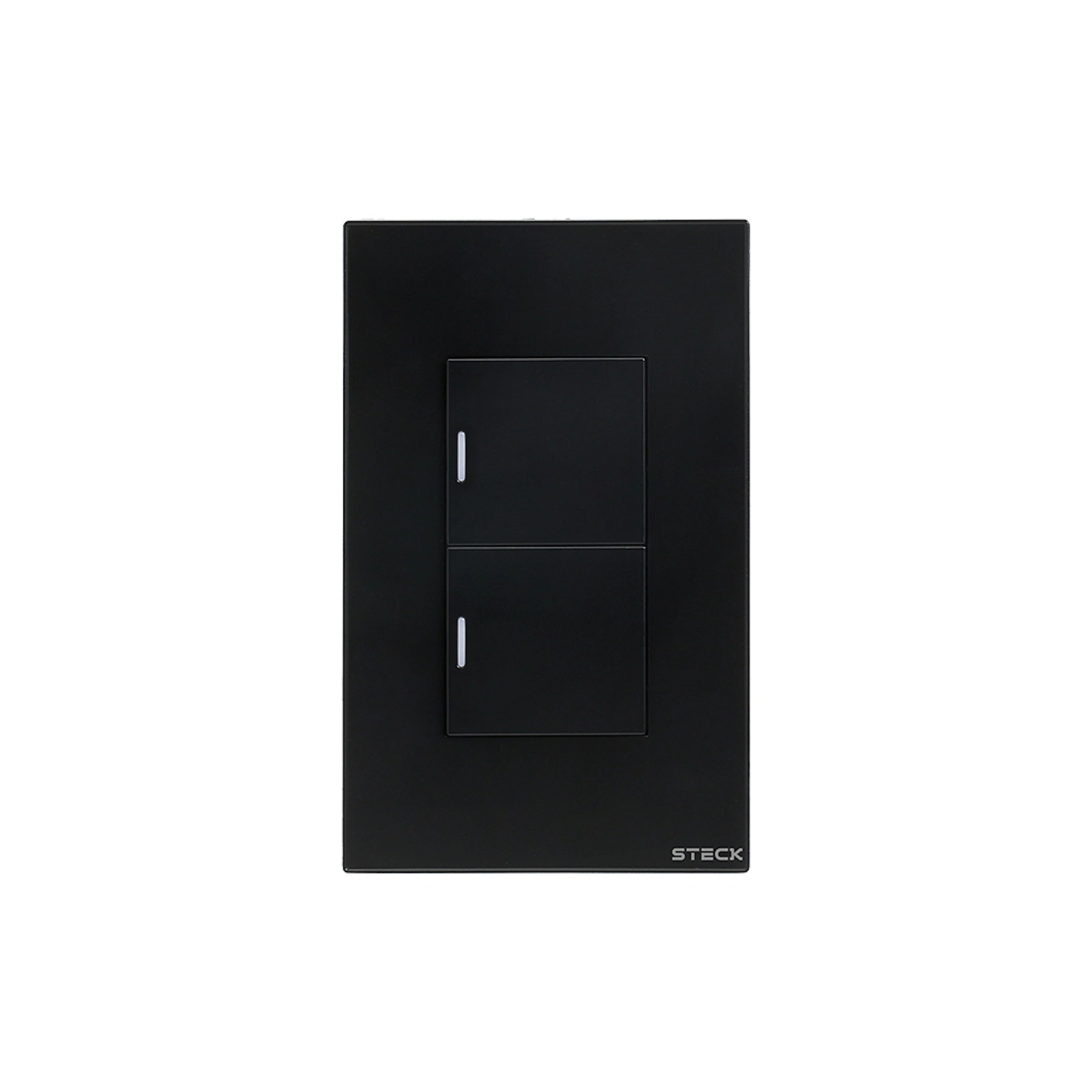 Interruptor Mecânico 4x2" 2 Módulos Zigbee Preto Ambiente Conectado Steck