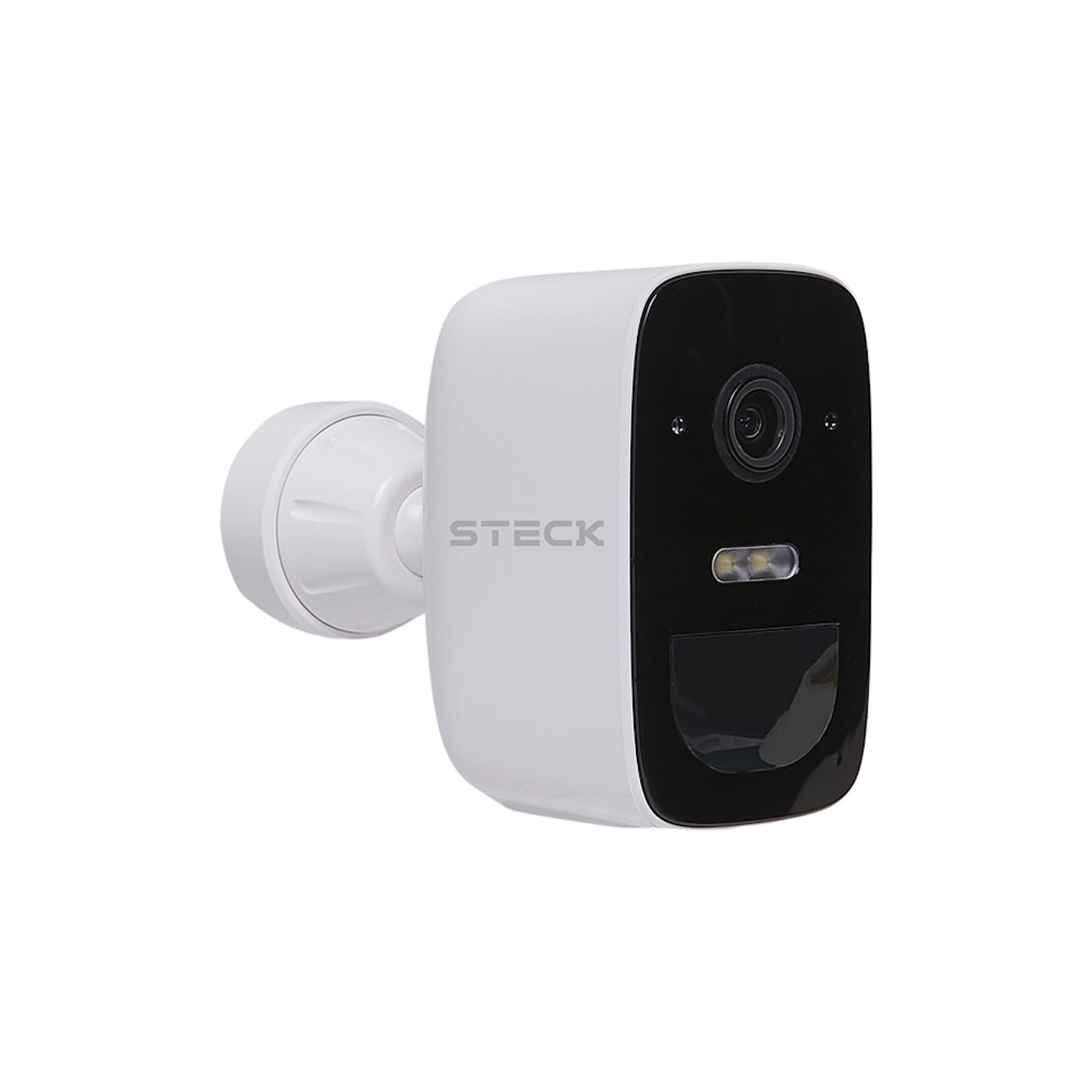 Câmera de Segurança Fixa Externa com Bateria e Wi-Fi IP65 Steck SCAM6BS1