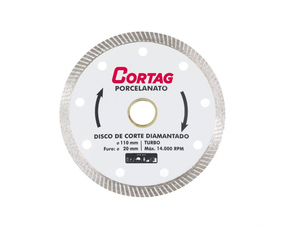 Disco Diam Cortag Porcelanato Blister