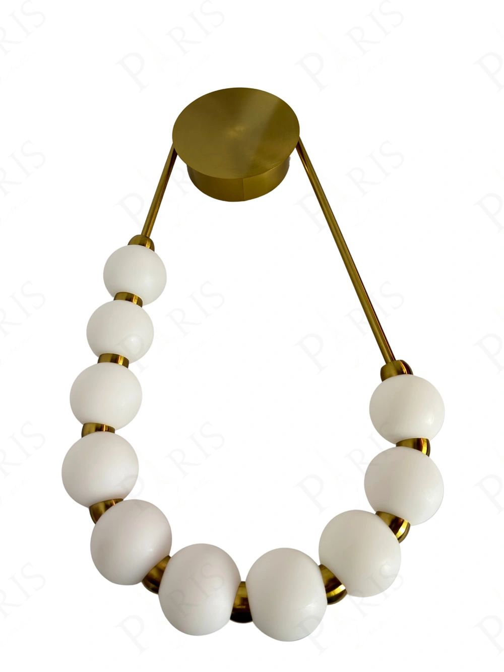 Arandela Serenata Globos Dourado 55cm Led 3 Em 1 Bivolt 15746-pl