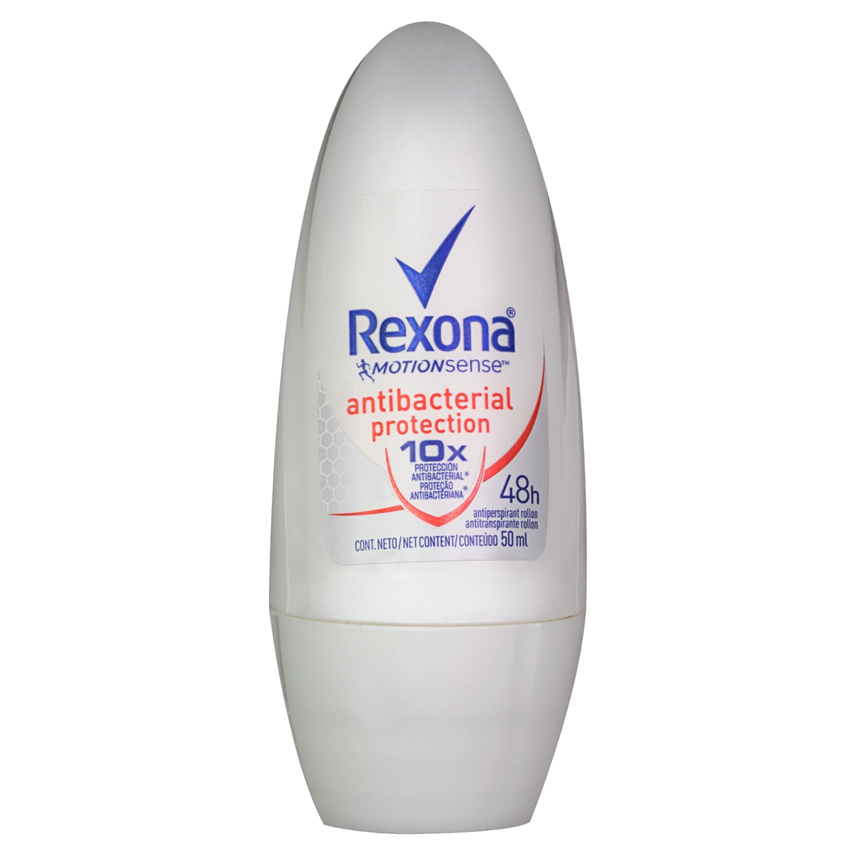 Antitranspirante Roll On Antibacterial Protection Rexona Motionsense 50ml