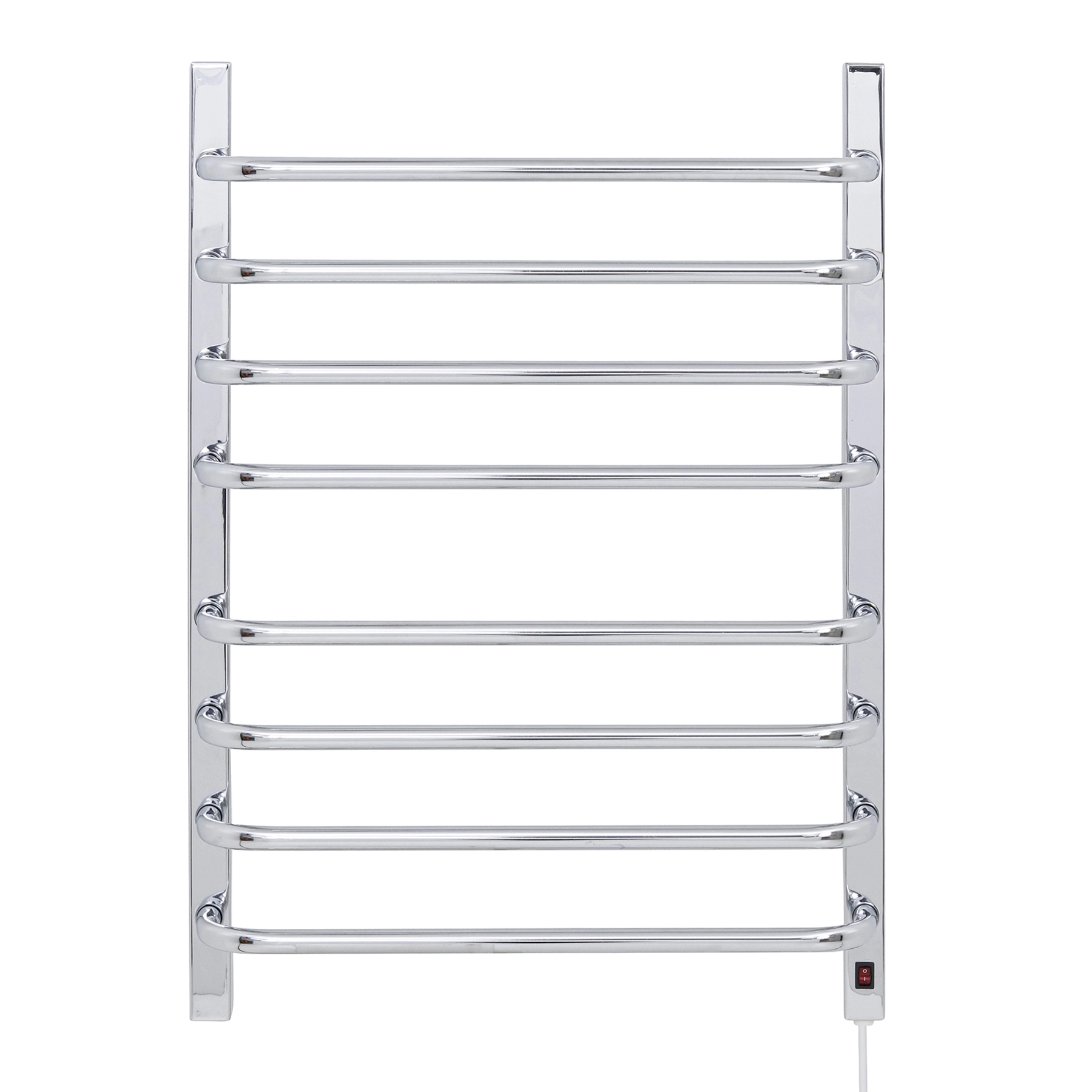 Toalheiro Térmico Duplo de Parede 127V (110V) Prata Brilhante Flape