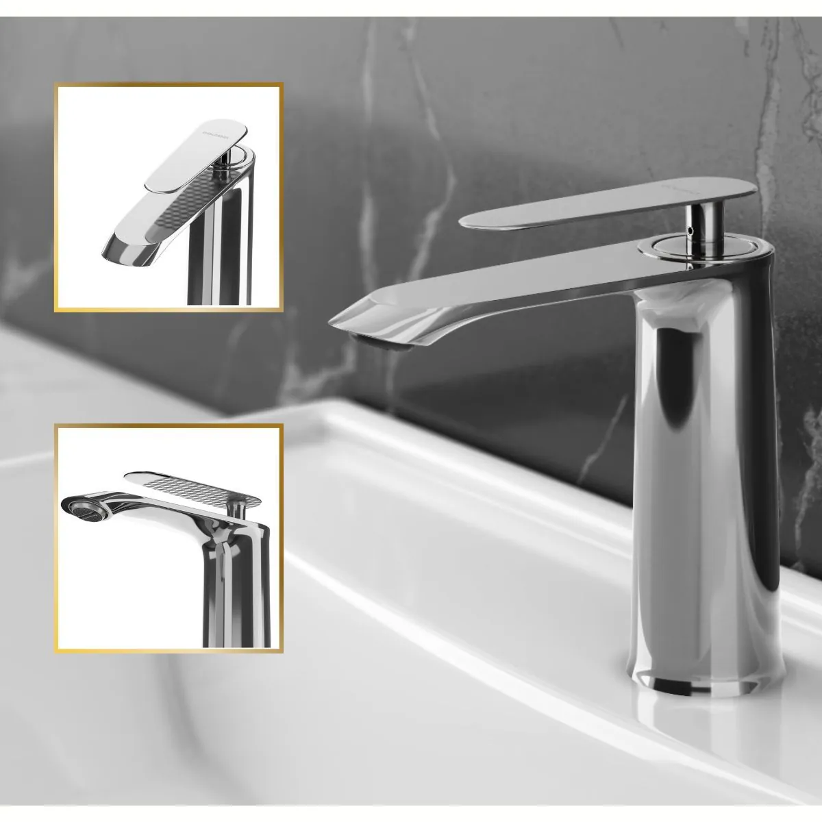 Torneira Banheiro Misturador 100% Metal Premium Moscou Cromado
