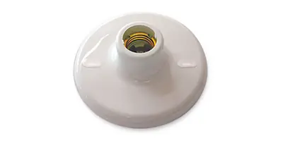 Kit 15 Plafonier Plafon Bocal E27 Porcelana 100w Bivolt Branco